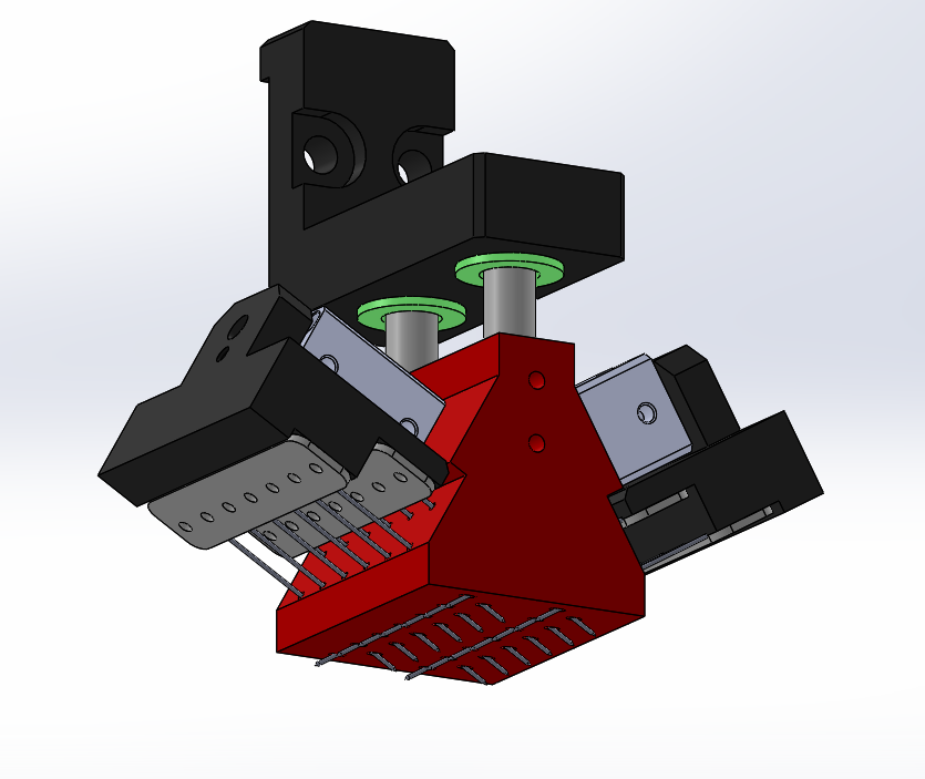 Tay gắp robot- needle gripper, tay gắp vải,  tay gắp thảm, tay gắp găng tay....